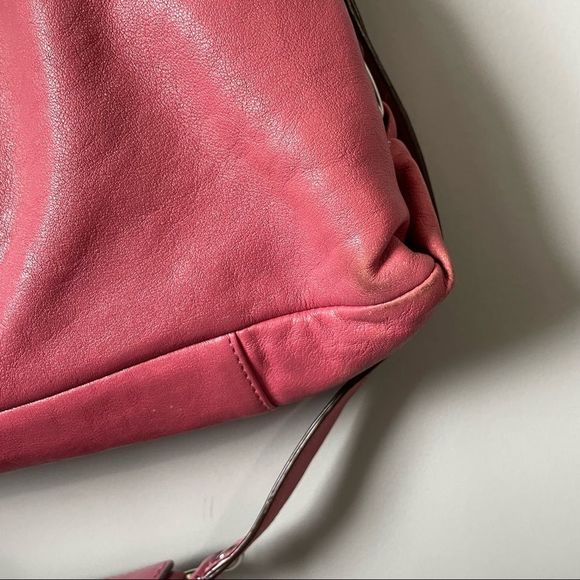 🌸🌺 Coach Ashley Pink Leather Purse Carryall Handbag Shoulder Bag 🌸 🌺 - Picture 6 of 13